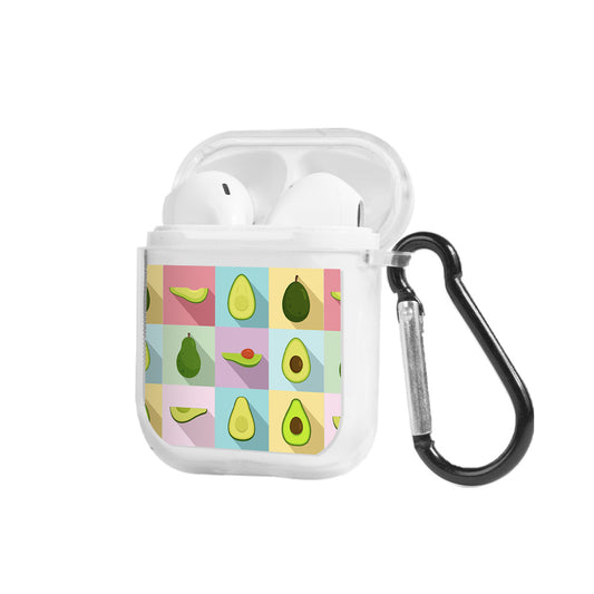 Apple AirPods Avocados Şeffaf Kılıfı