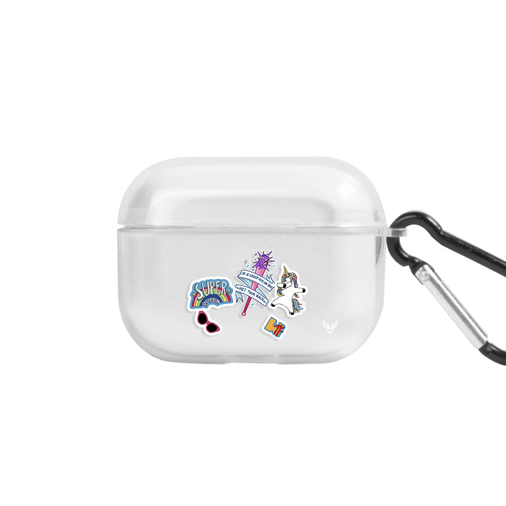 Apple AirPods Pro Unicorn Şeffaf Kılıfı