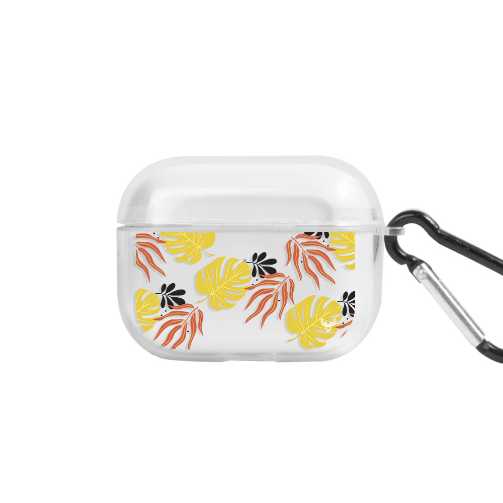 Apple AirPods Pro Yellowed Leaves Şeffaf Kılıfı