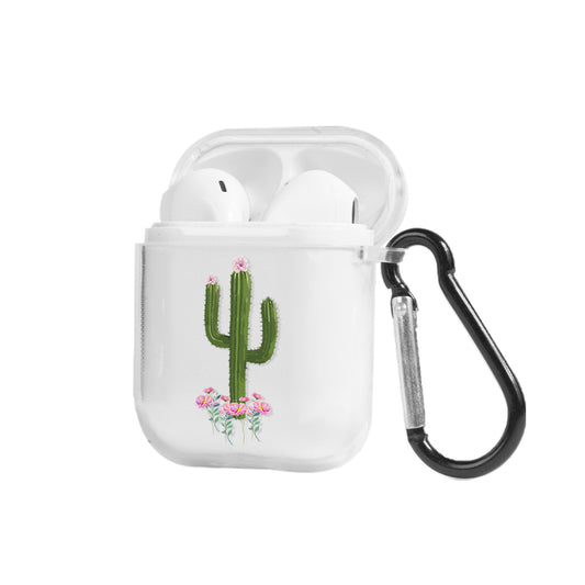 Apple AirPods Kaktüs Şeffaf Kılıfı