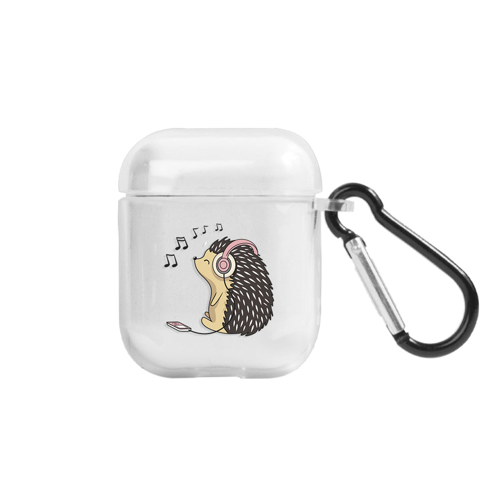 Apple AirPods Hedgehog Şeffaf Kılıfı