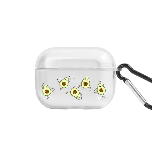 Apple AirPods Pro 3 Dancing Avocados Şeffaf Kılıfı