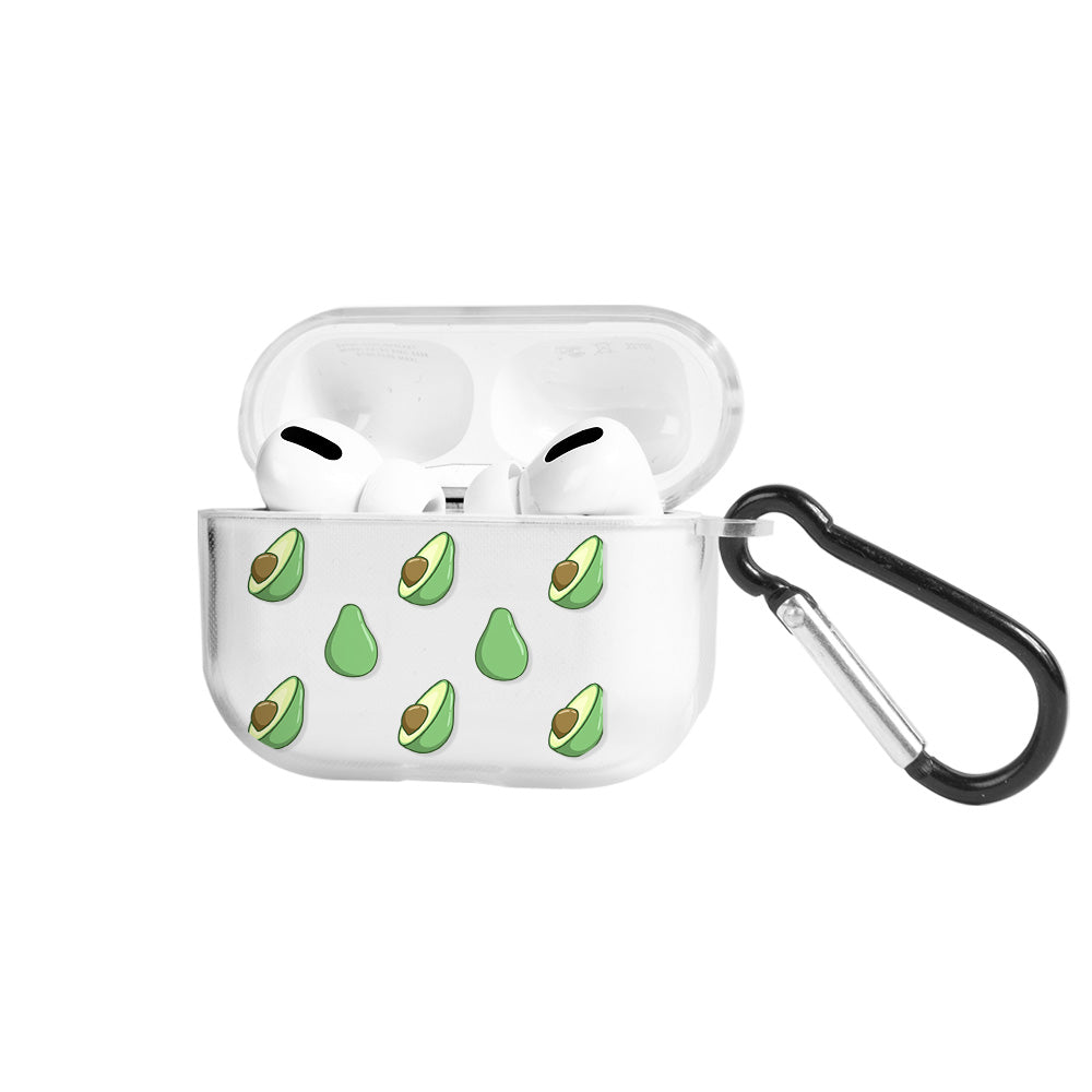 Apple AirPods Pro Avocado Slices Şeffaf Kılıfı