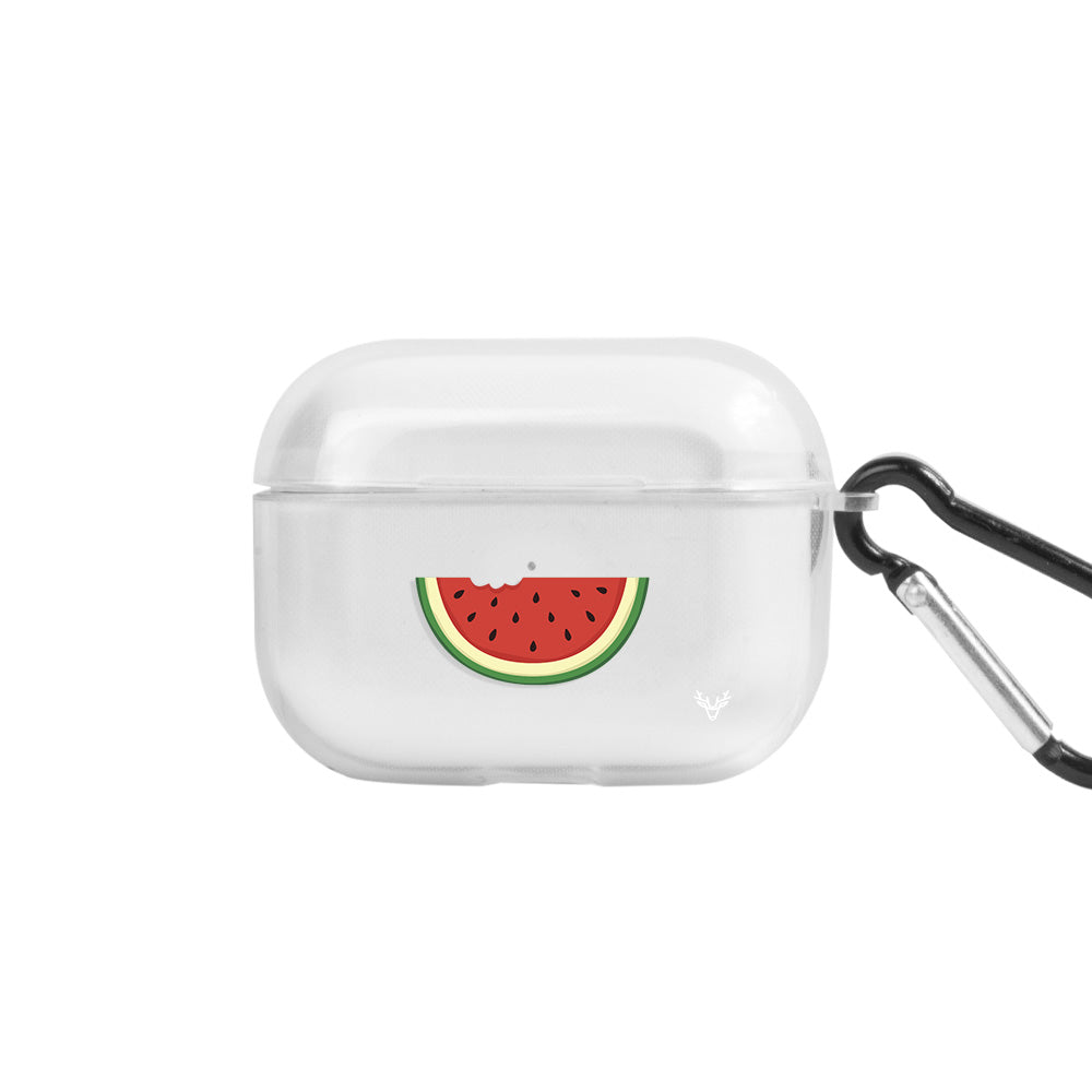 Apple AirPods Pro 3 Watermelon Şeffaf Kılıfı