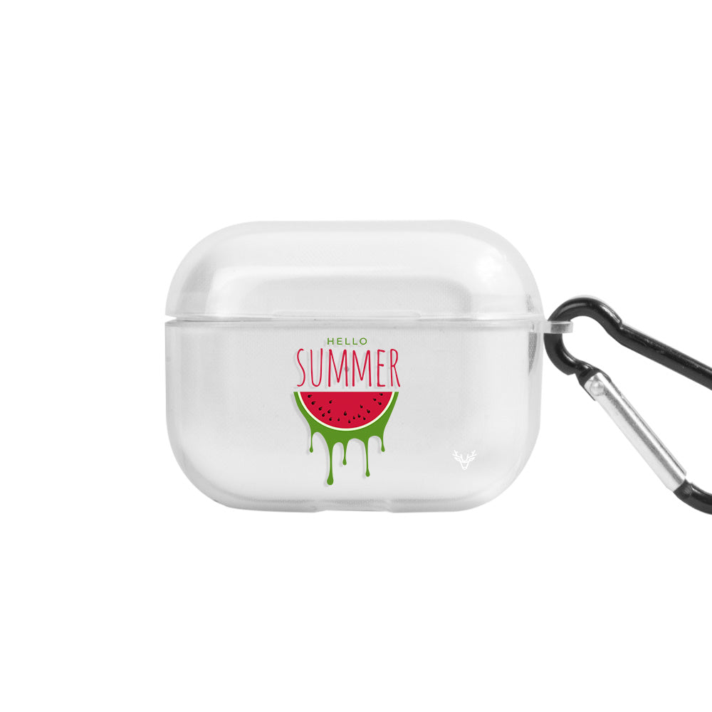 Apple AirPods Pro Hello Summer Şeffaf Kılıfı