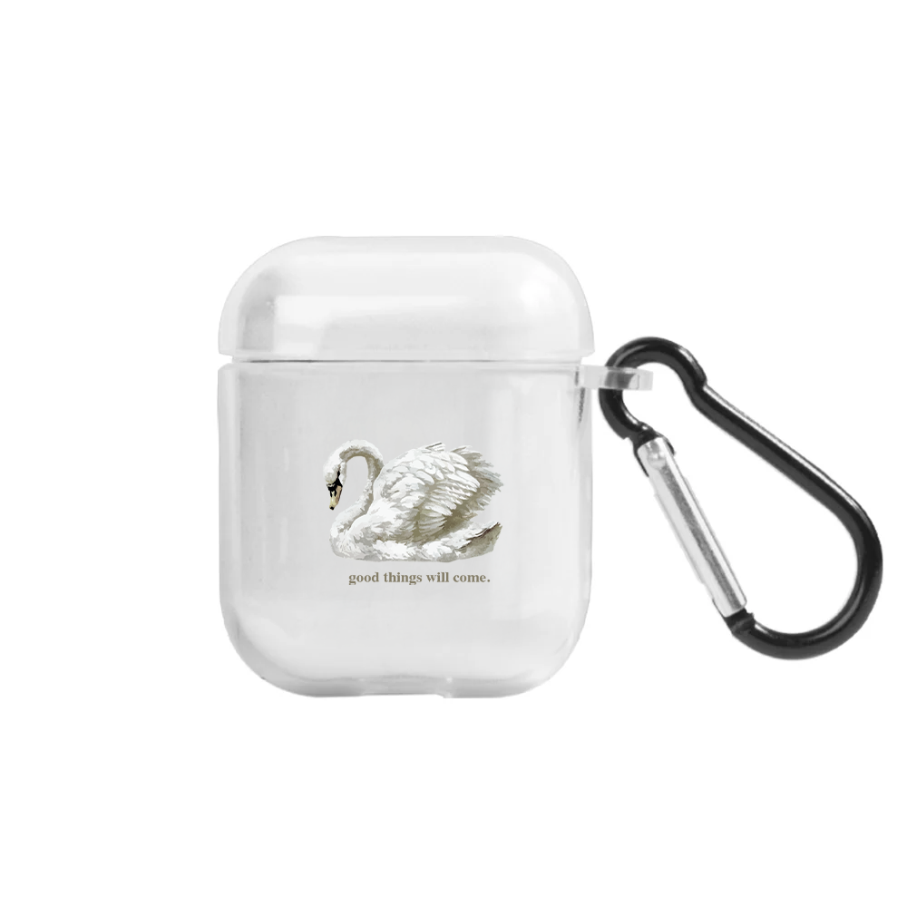 Apple AirPods Beyaz Umut Şeffaf Kılıfı