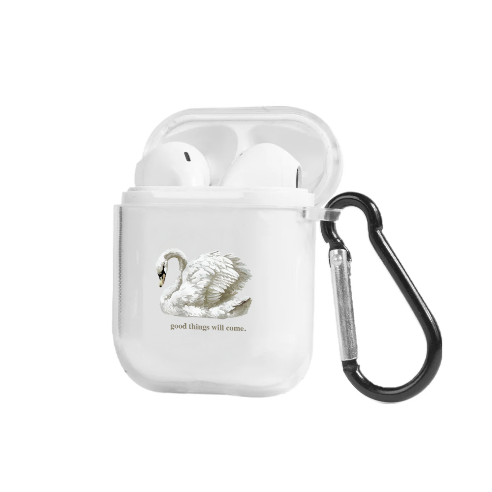 Apple AirPods Beyaz Umut Şeffaf Kılıfı
