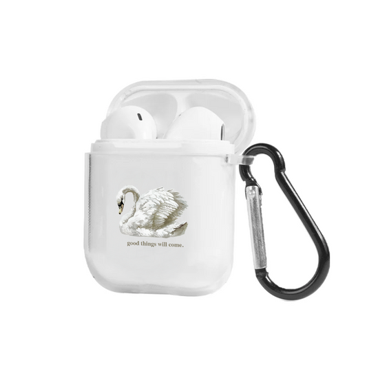 Apple AirPods Beyaz Umut Şeffaf Kılıfı