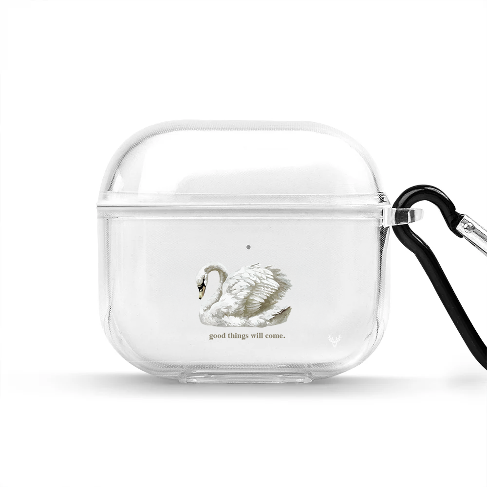 Apple AirPods 3 Beyaz Umut Şeffaf Kılıfı