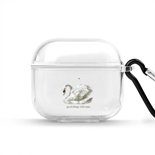 Apple AirPods 3 Beyaz Umut Şeffaf Kılıfı