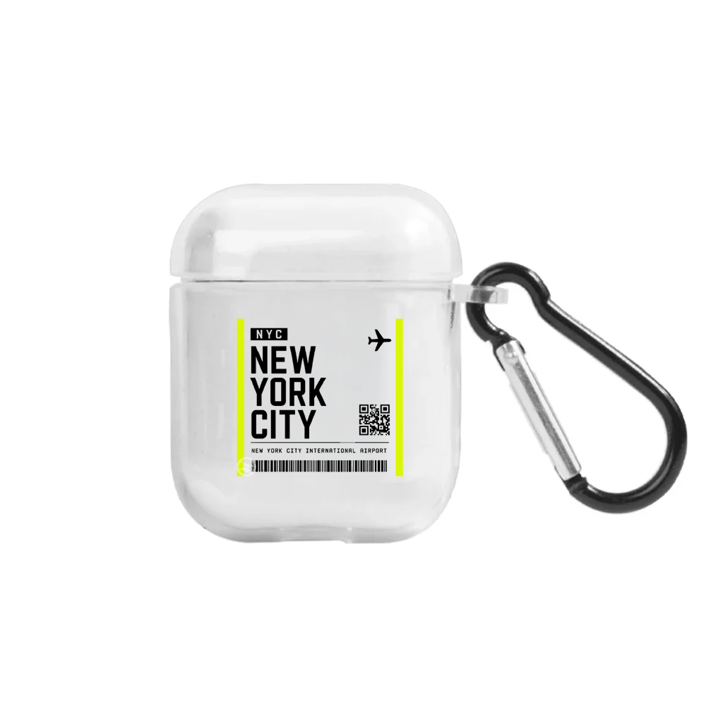 NYC Boarding Pass - AirPods