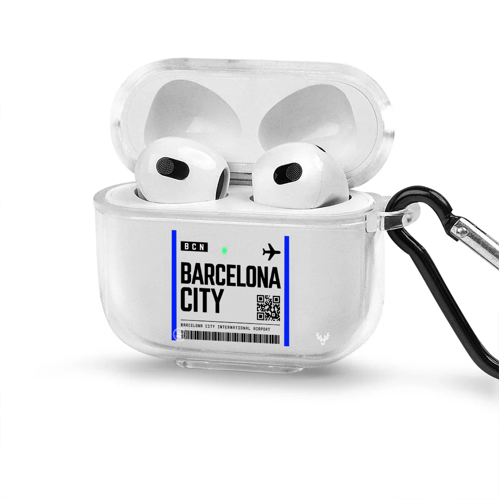 Barcelona Boarding Pass - AirPods 4