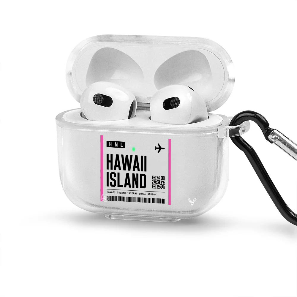 Hawaii Island Boarding Pass - AirPods 4
