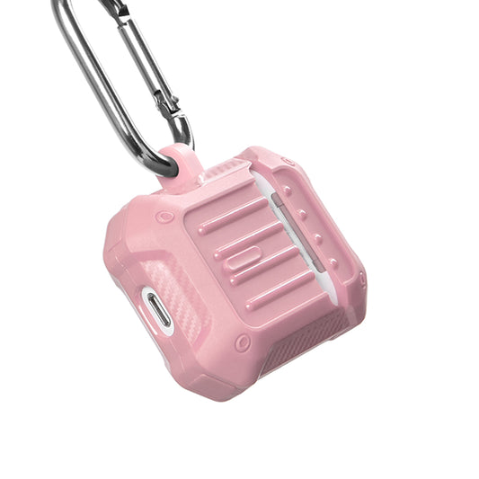 Apple AirPods Carbonfiber Pink Kılıfı