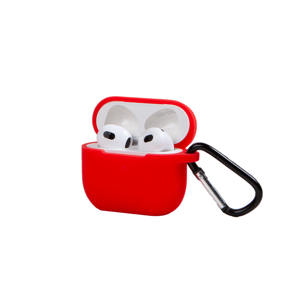 Apple AirPods 4 Kırmızı Silikon Kılıfı