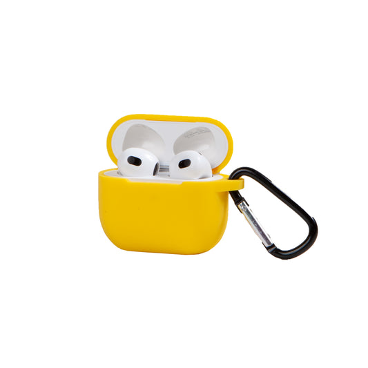 Apple AirPods 3 Sarı Silikon Kılıfı