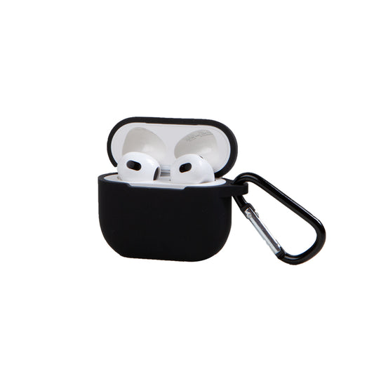Apple AirPods 4 Siyah Silikon Kılıfı