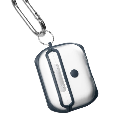 Apple AirPods Pro Dark Gray Line Transparent Kılıfı