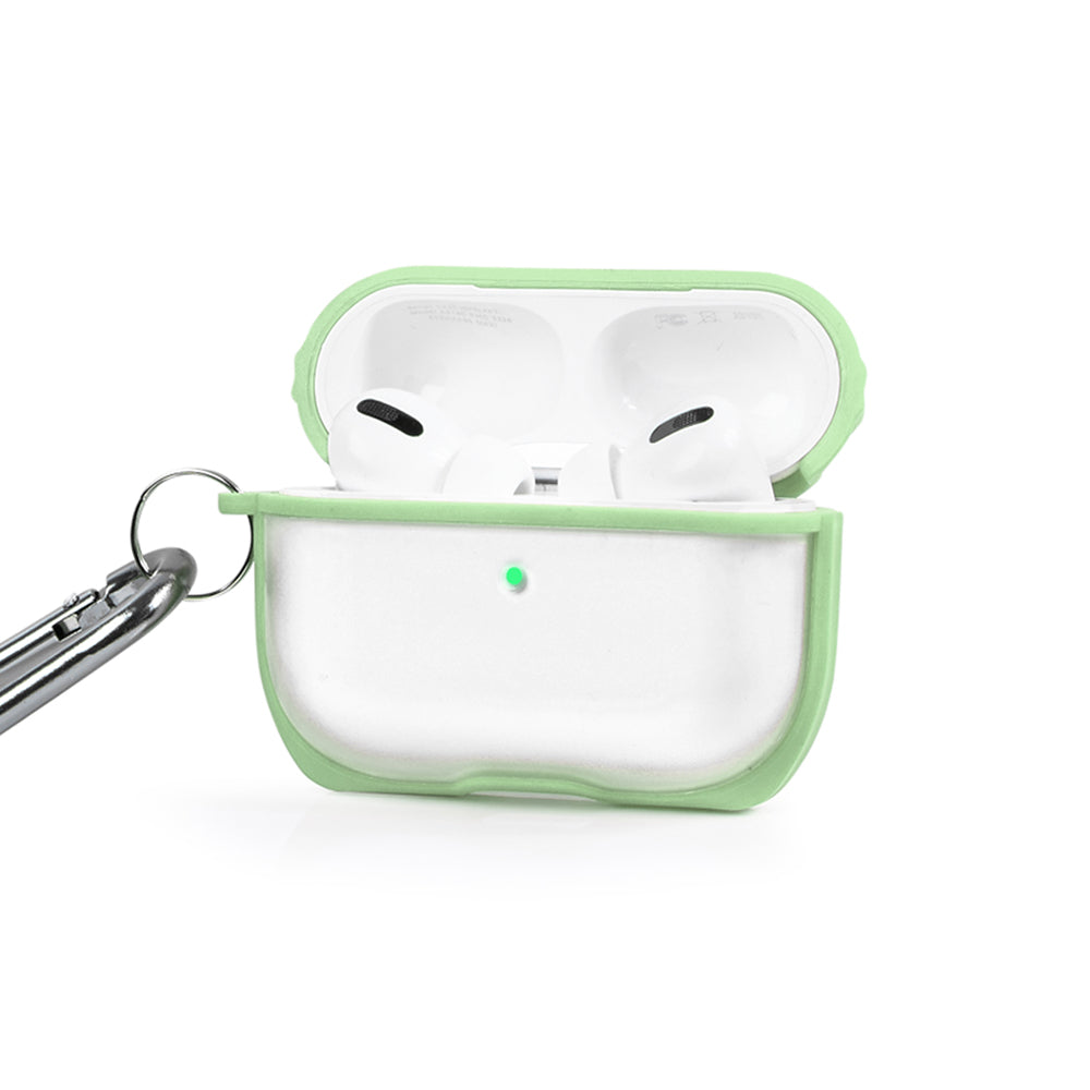 Apple AirPods Pro Green Line Transparent Kılıfı