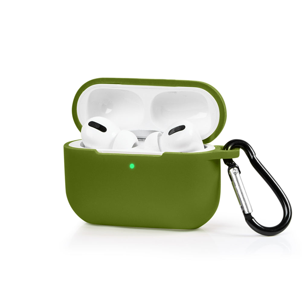 Apple AirPods Pro 2 Basic Haki Silikon Kılıfı
