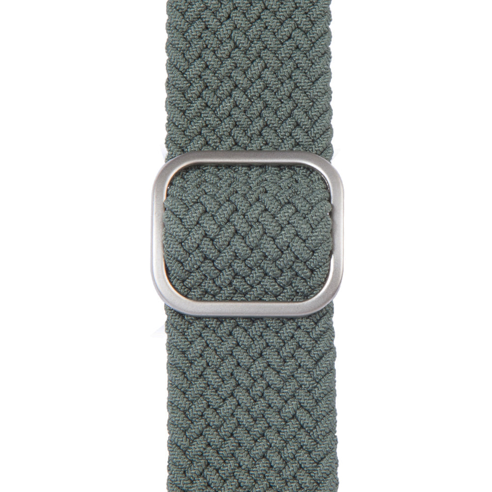 Apple Watch Örgülü Strap Braided Camo Green Saat Kordonu