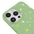iPhone 15 Pro Max Yıldız Desenli Telefon Kılıfı - Renkli Silikon - Yeşil