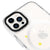 iPhone 16 Pro Yıldız Desenli Telefon Kılıfı - Magsafeli Artycase - Beyaz