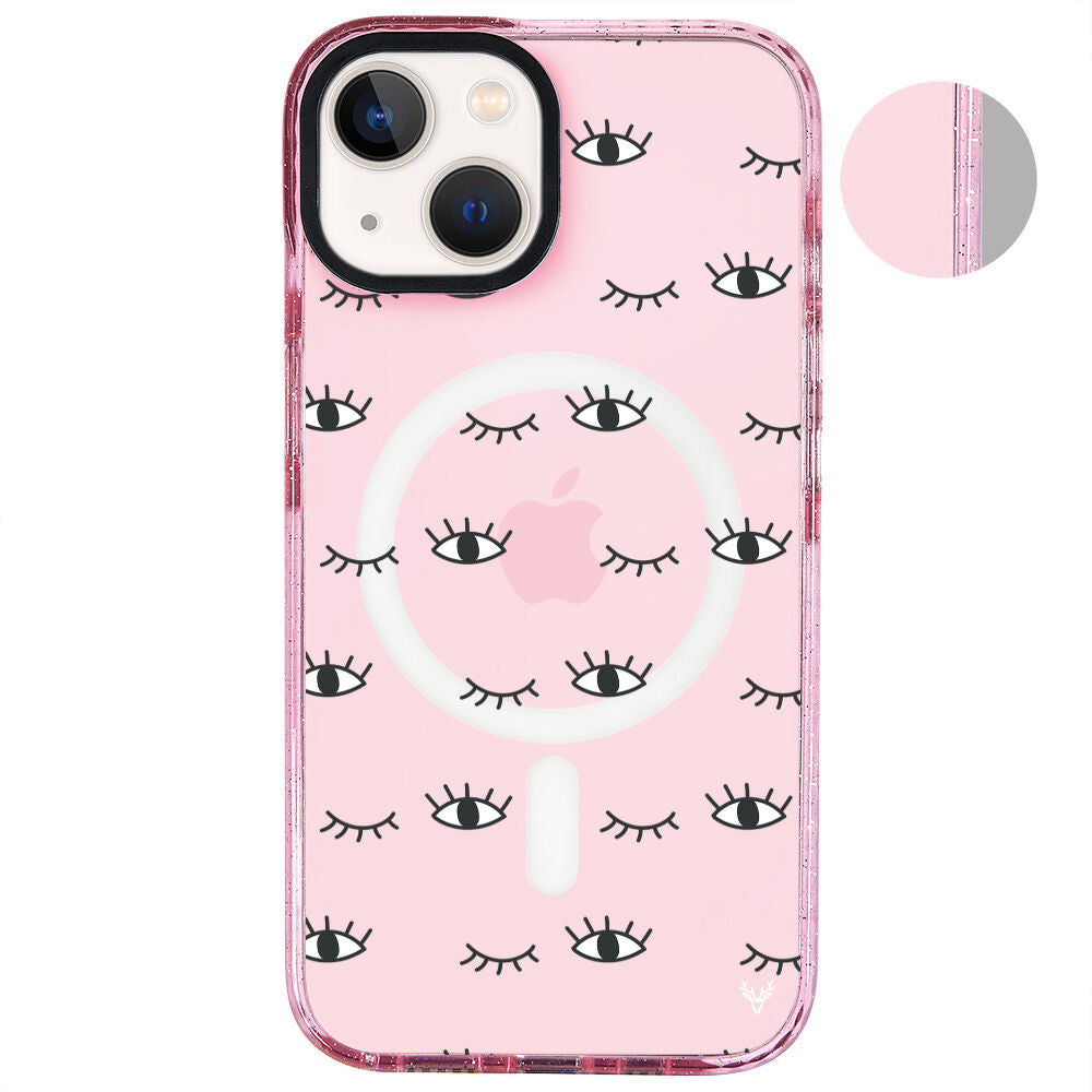 MagsafeliArtycaseSimliPembe