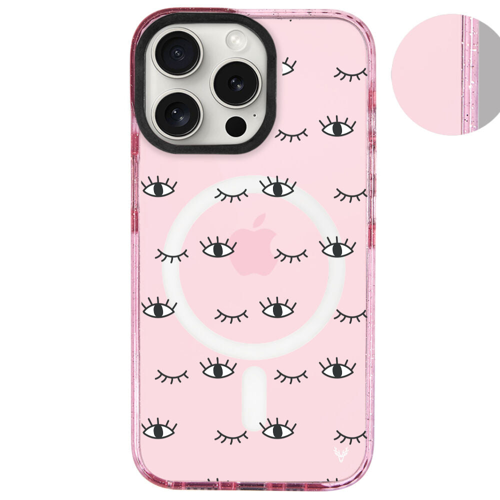 MagsafeliArtycaseSimliPembe