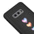Samsung S10 E Üç Kalp Telefon Kılıfı - Renkli Silikon - Siyah