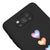 Xiaomi Poco X3 Pro Üç Kalp Telefon Kılıfı - Renkli Silikon - Siyah