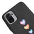XİAOMİ REDMİ NOTE 10 Üç Kalp Telefon Kılıfı - Renkli Silikon - Siyah