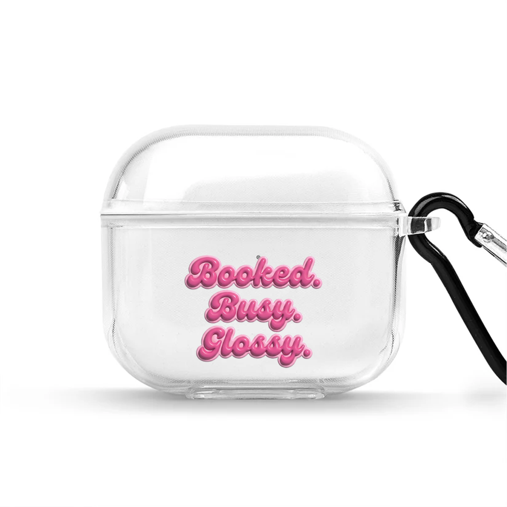 Apple AirPods 3 Booked Busy Şeffaf Kılıfı