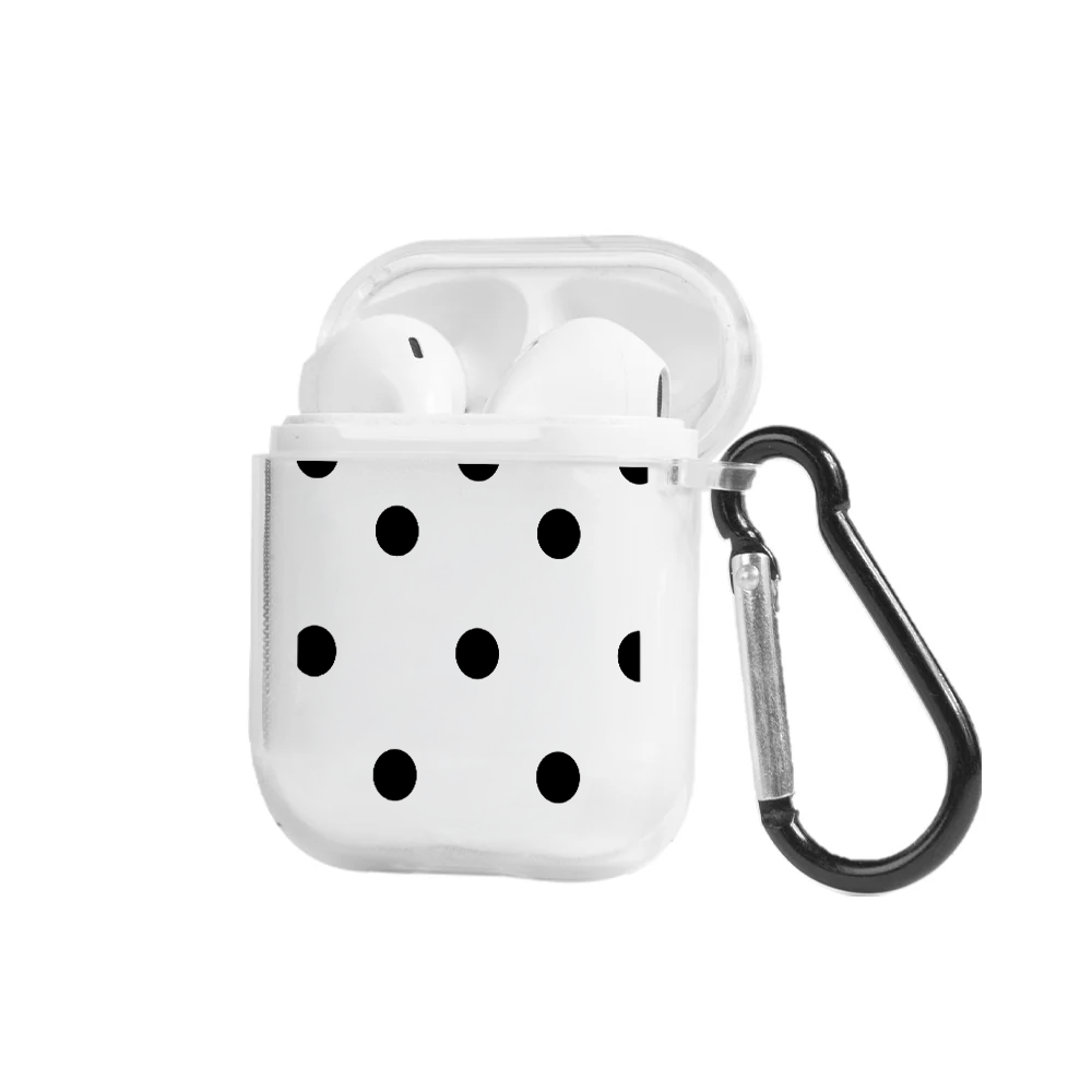 Apple AirPods All Good Polka Şeffaf Kılıfı