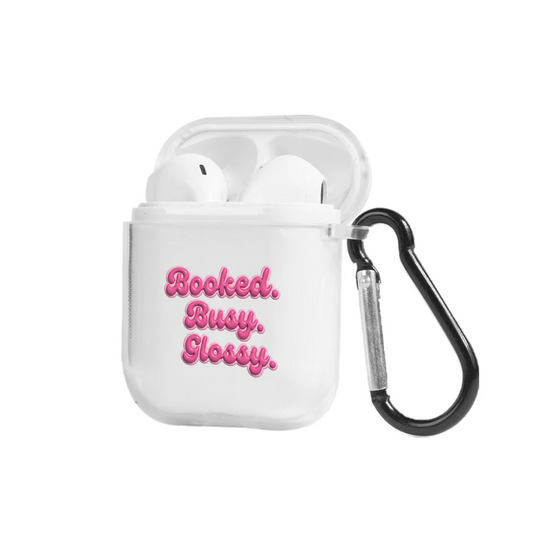 Apple AirPods Booked Busy Şeffaf Kılıfı