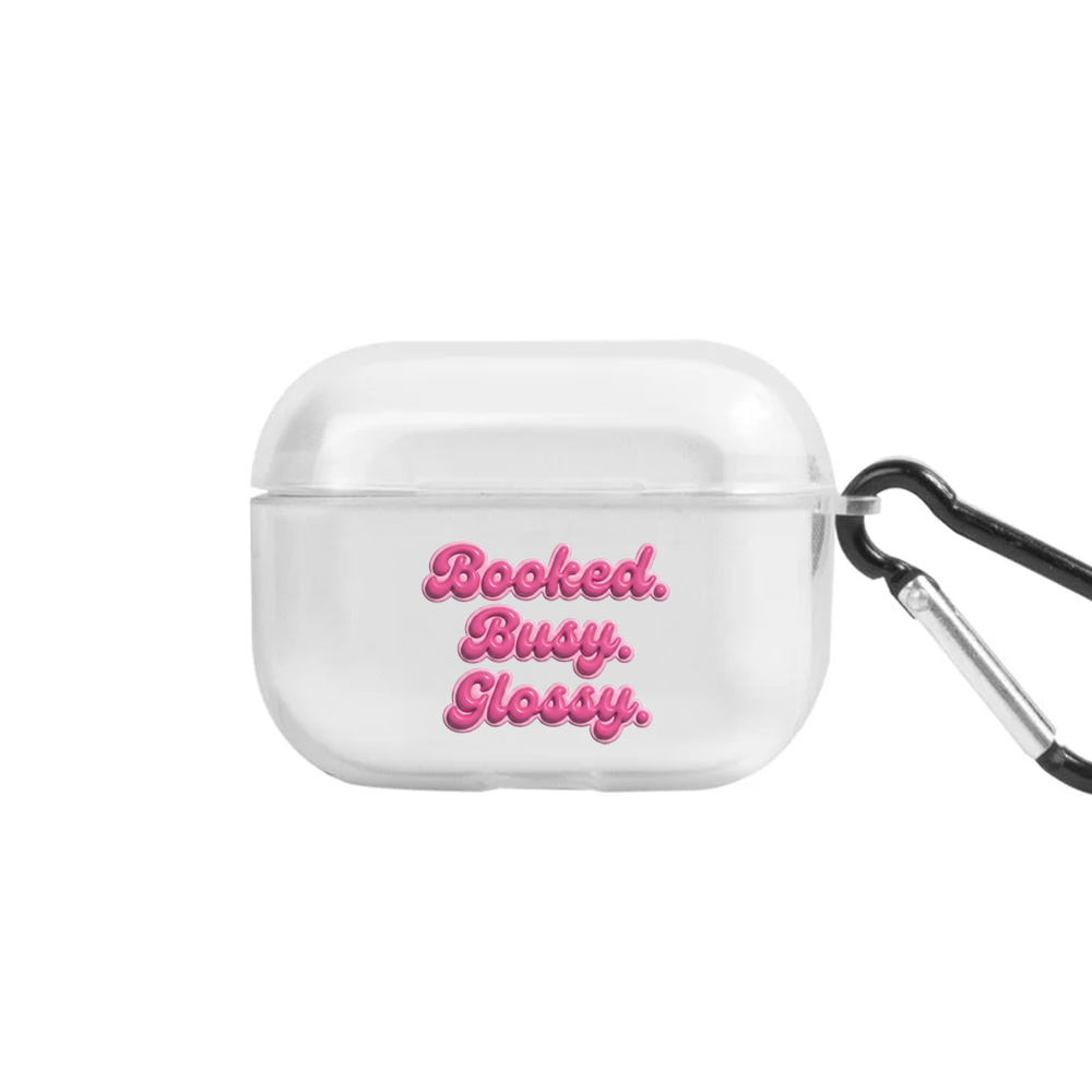 Apple AirPods Pro Booked Busy Şeffaf Kılıfı