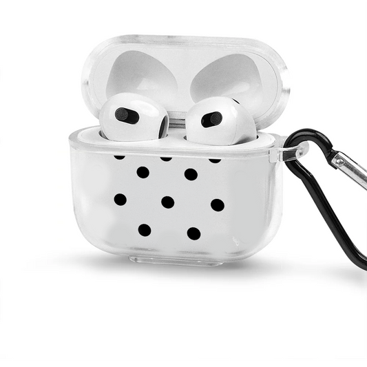 Apple AirPods 3 All Good Polka Şeffaf Kılıfı