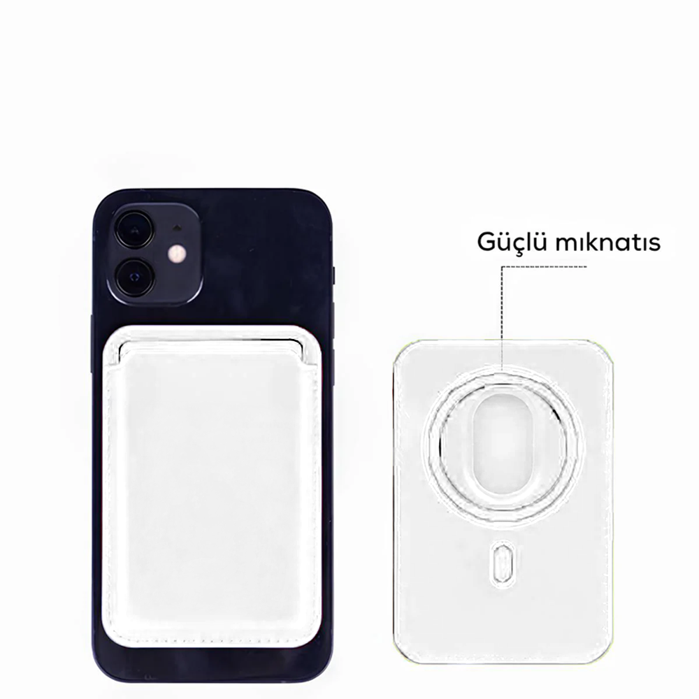 Apple iPhone Cardsafe Kartlık Beyaz