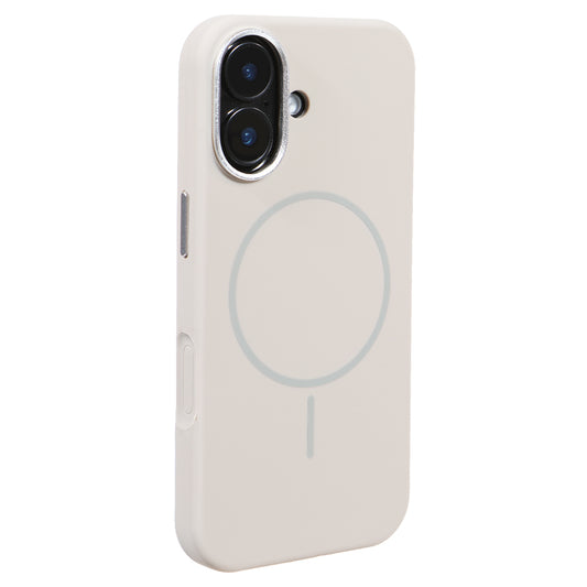 Apple iPhone 17 Style Magsafe Telefon Kılıfı Beyaz