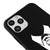 iPhone 11 Pro Kravat Telefon Kılıfı - Renkli Silikon - Siyah