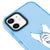 iPhone 12 Mini Kravat Telefon Kılıfı - Artycase - Azure