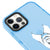 iPhone 12 Pro Kravat Telefon Kılıfı - Artycase - Azure