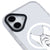 iPhone 16 Plus Kravat Telefon Kılıfı - Magsafeli Artycase - Beyaz
