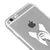 iPhone 6S Plus Kravat Telefon Kılıfı - Şeffaf - Saydam
