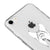 iPhone 8 Kravat Telefon Kılıfı - Şeffaf - Saydam