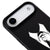iPhone Air Kravat Telefon Kılıfı - Renkli Silikon - Siyah