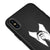 iPhone XS Kravat Telefon Kılıfı - Renkli Silikon - Siyah