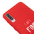 Samsung A50 Fine Telefon Kılıfı - Renkli Silikon - Kırmızı