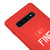 Samsung S10 Plus Fine Telefon Kılıfı - Renkli Silikon - Kırmızı