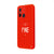 Xiaomi Redmi 12C Fine Telefon Kılıfı - Renkli Silikon - Kırmızı
